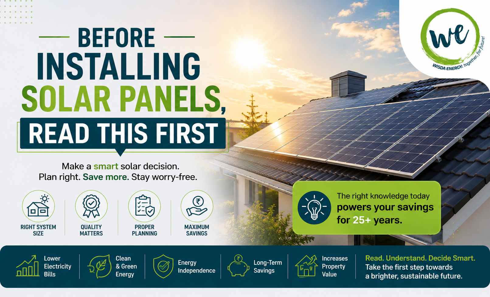Before Installing Solar Panels, Read This First