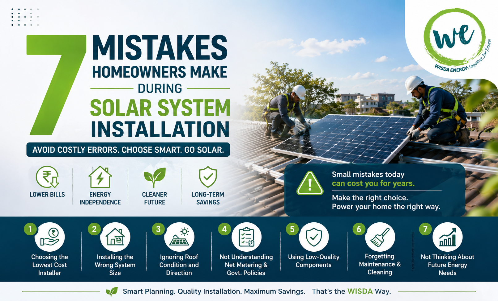 7 Mistakes Homeowners Make During Solar System Installation